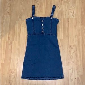 Overall Jean Dress